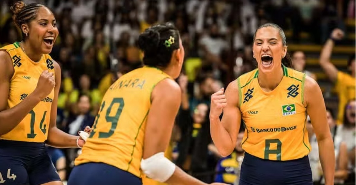 Vôlei feminino: Brasil vence Itália em jogaço e encerra invencibilidade de 39 partidas