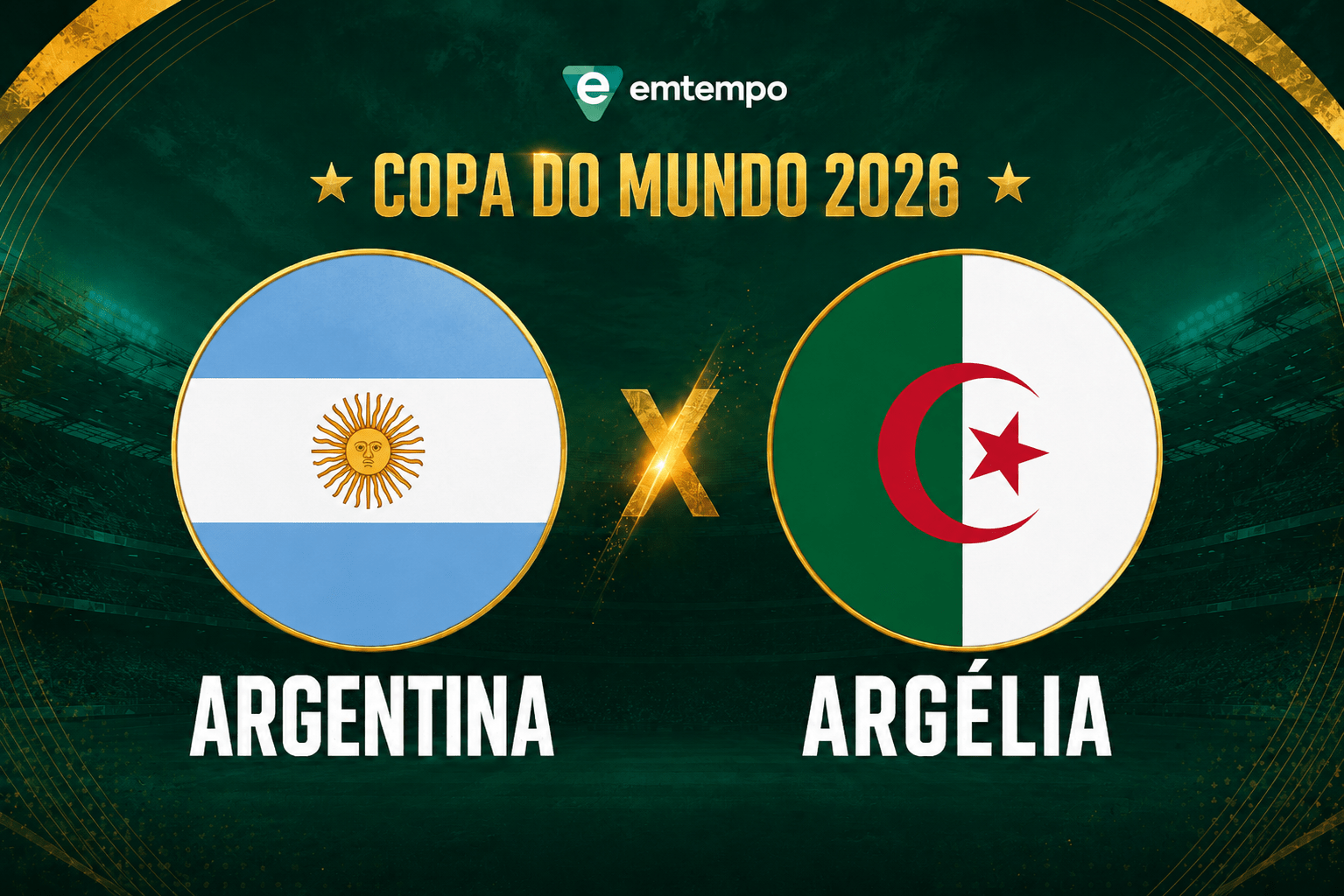 Argentina x Argélia: onde assistir, horário e escalações da estreia na Copa