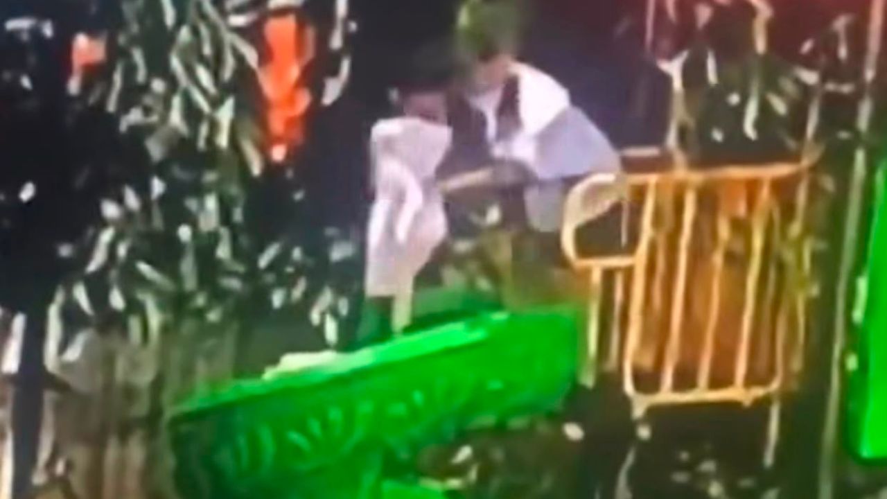 VÍDEO: Menina de 4 anos é empurrada por outra criança de escorregador e fica em estado grave