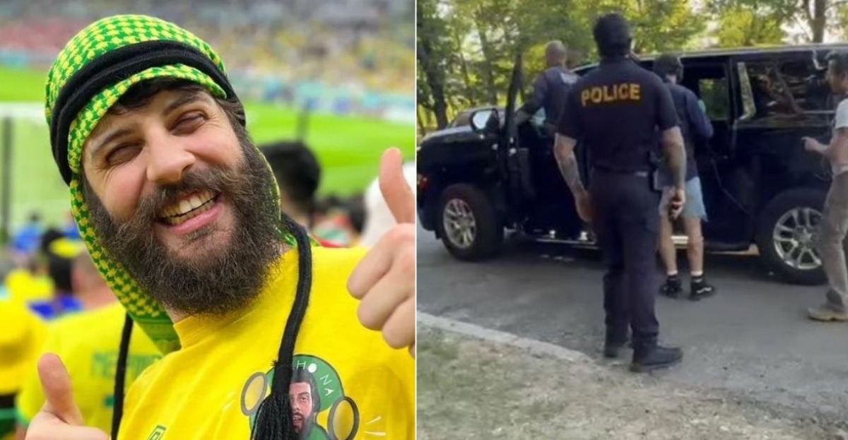 Diogo Defante é detido após brincadeira com policial durante a Copa nos EUA