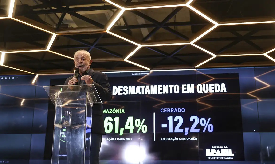 Desmatamento na Amazônia cai 61,4% e registra marca histórica