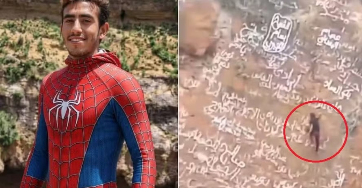 VÍDEO: ‘Homem-Aranha’ do Iêmen morre ao despencar em cratera de vulcão de 120 metros