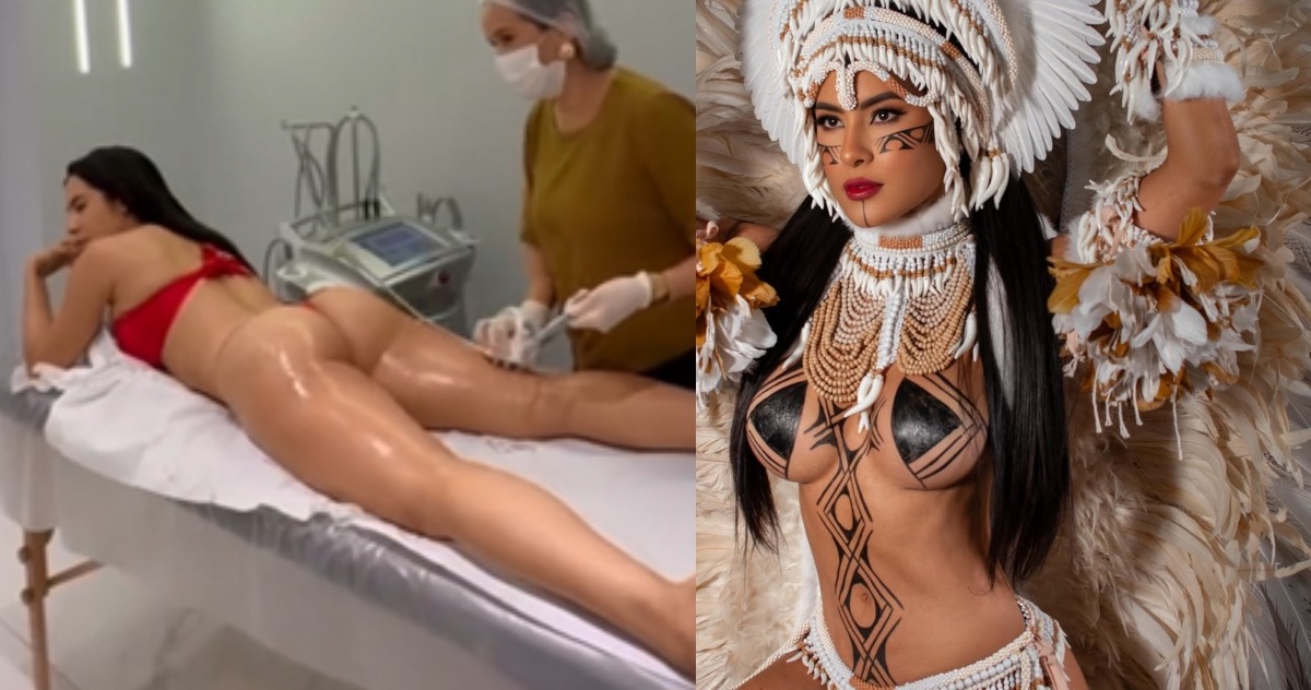 Isabelle Nogueira exibe boa forma em clínica estética a duas semanas de Parintins 2026 Isabelle Nogueira exibe boa forma em clínica estética a duas semanas de Parintins 2026