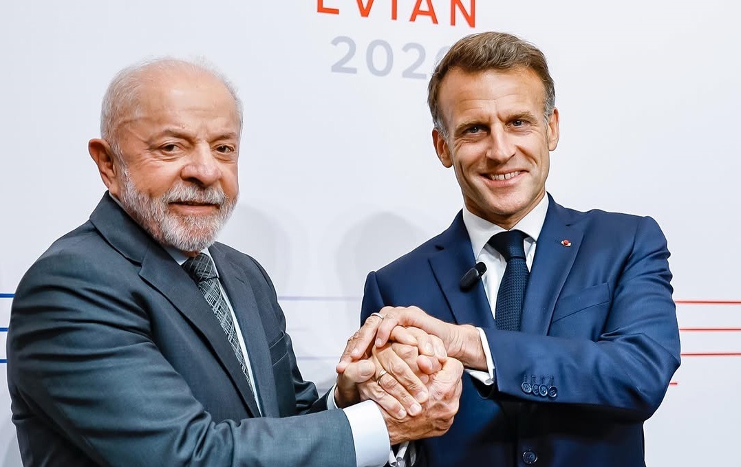 Lula discute defesa, IA e UE em encontros no G7 na França