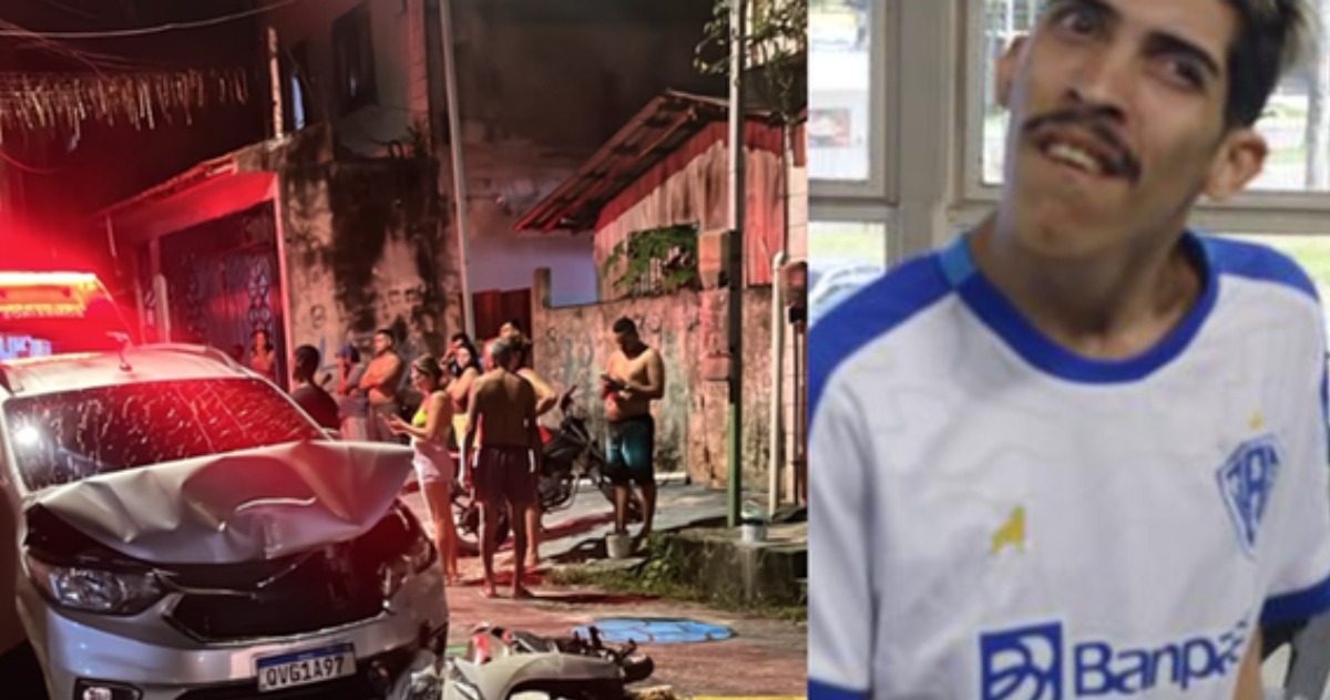 VÍDEO: Influenciador Pam Pam é atropelado enquanto decorava rua para a Copa