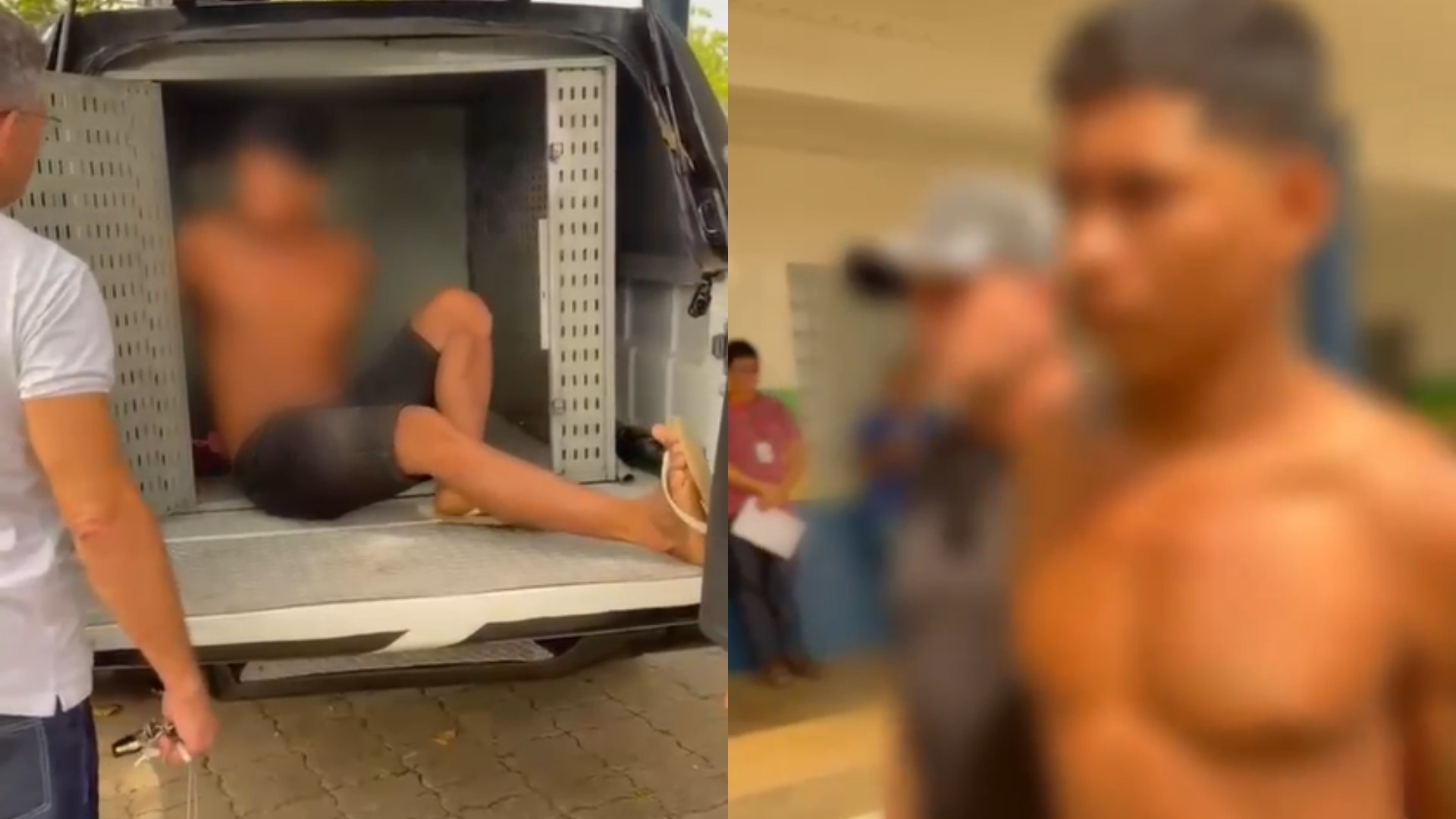 VÍDEO: Suspeito de invadir residência e tentar estuprar prima na frente de bebê é preso em Manacapuru