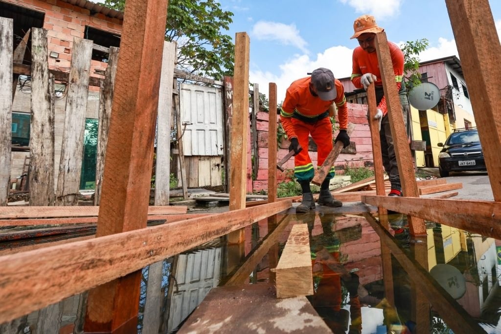 Pontes provisórias beneficiam cerca de 400 famílias durante a cheia de 2026