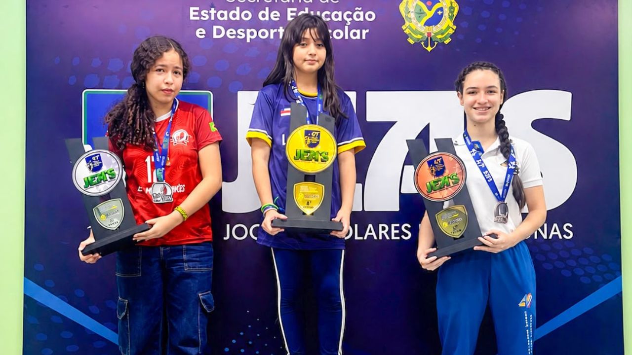 Atleta do Pelci conquista ouro no xadrez nos Jogos Escolares do Amazonas