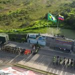 Ajuda humanitária enviada de Manaus chega à fronteira da Venezuela