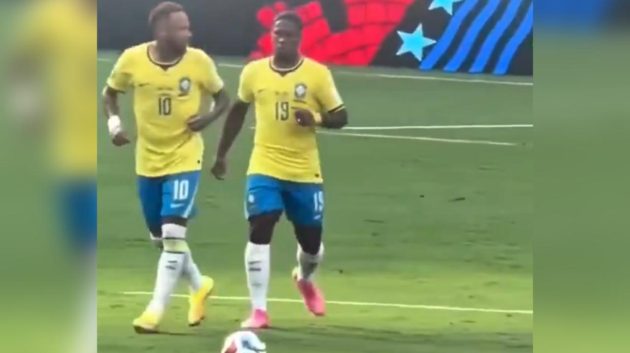 VÍDEO: Endrick dá bronca em Neymar após empurrão em jogador da Noruega