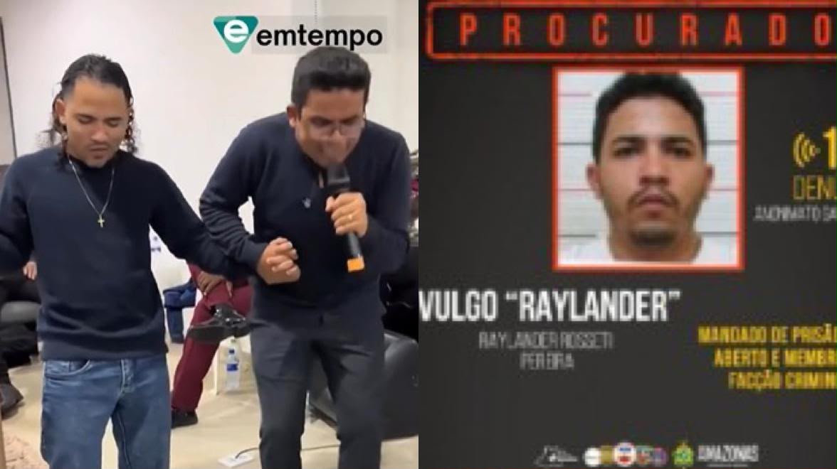 VÍDEO: Foragido do CV-AM é reconhecido durante culto evangélico em Santa Catarina