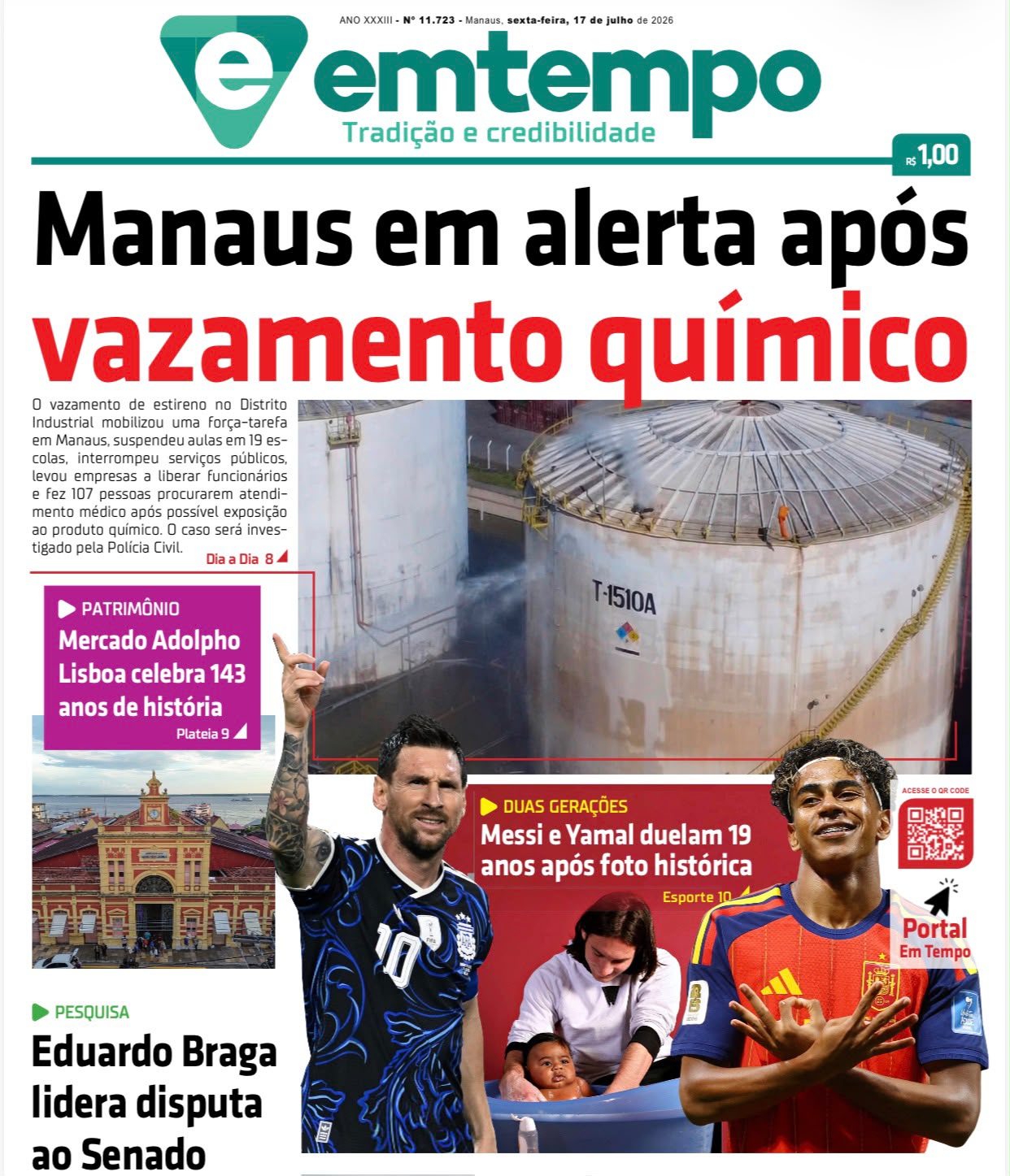 Jornal Em Tempo – sexta-feira, 17 de julho de 2026