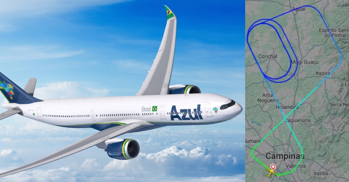 Avião da Azul com destino a Manaus declara emergência e retorna para Viracopos