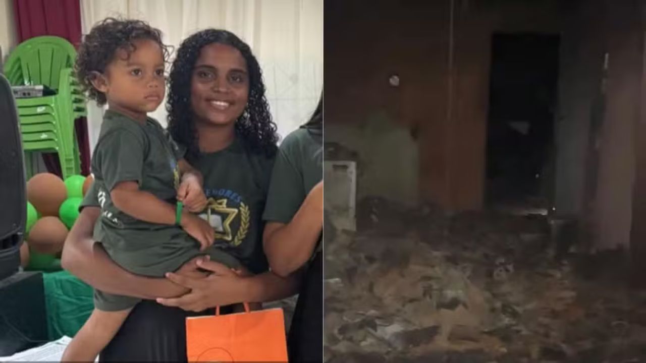 Grávida e filho de 4 anos são mortos e carbonizados dentro de casa; veja fotos