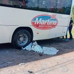 Casal morre em grave colisão entre motocicleta e ônibus na BR-174; veja imagens