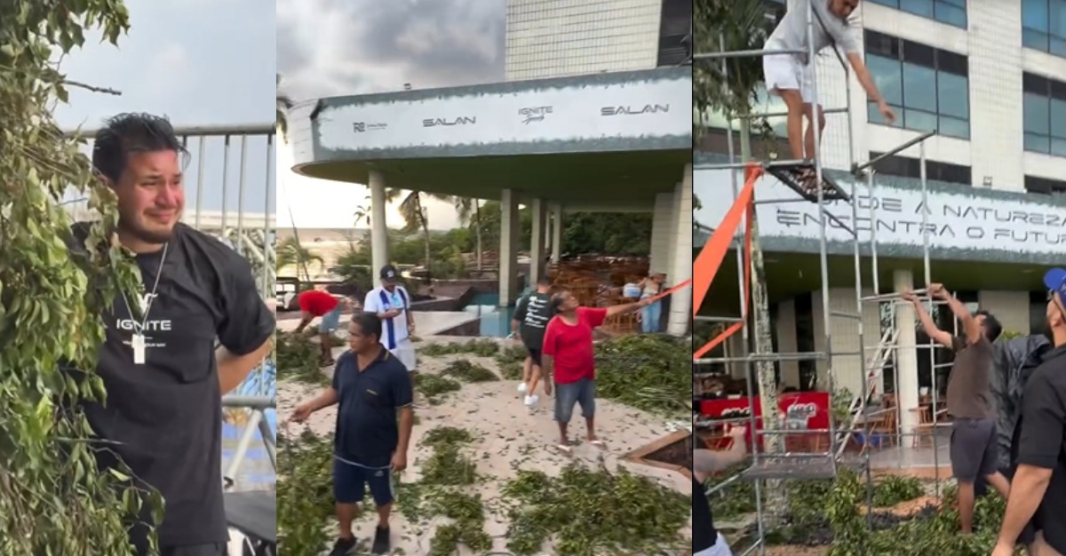VÍDEO: DJ Daniel Salan chora após chuva destruir estrutura de festa, mas superação marca evento em Manaus