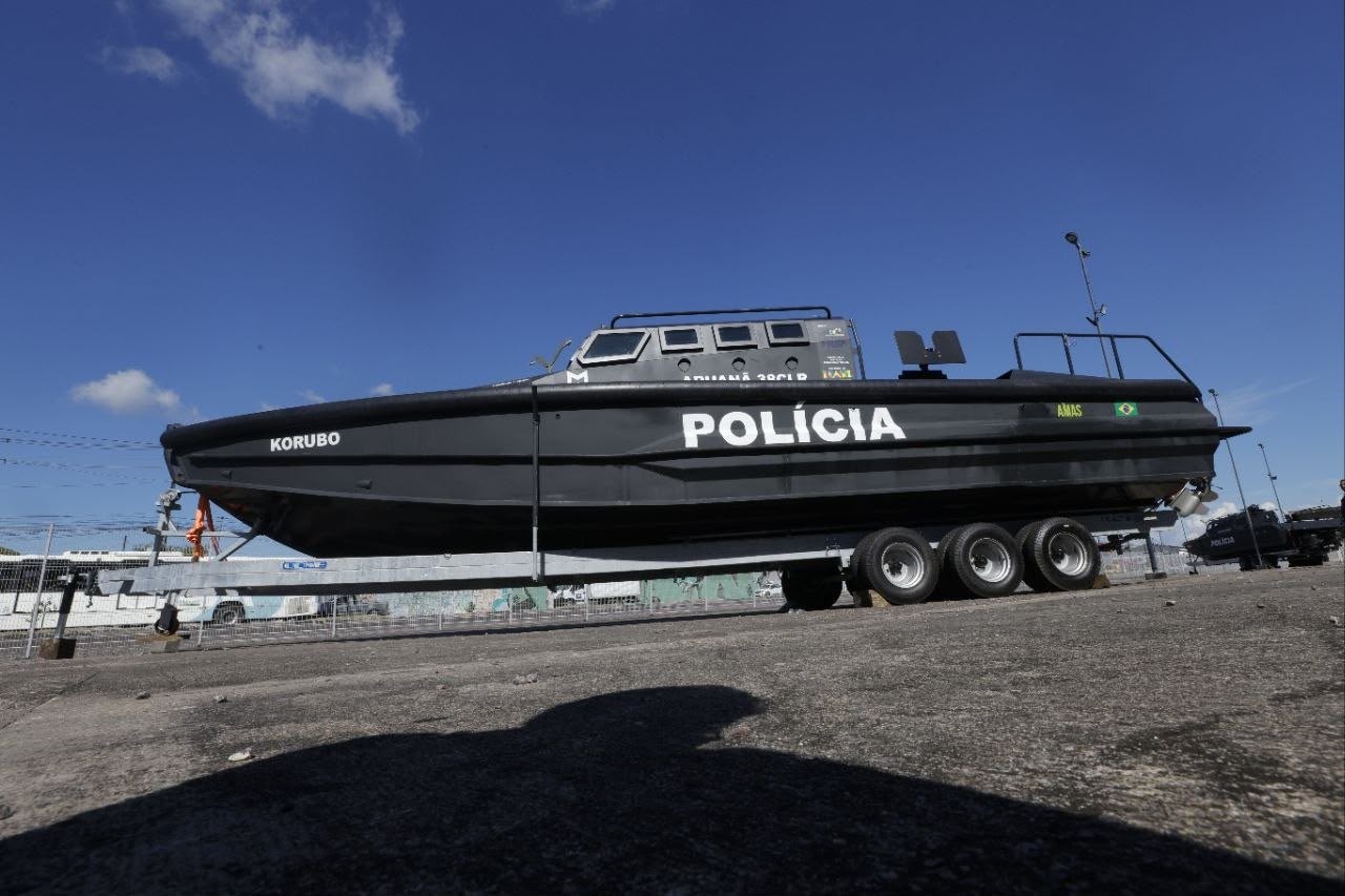 Amazonas amplia frota de lanchas blindadas para enfrentar narcotráfico e piratas