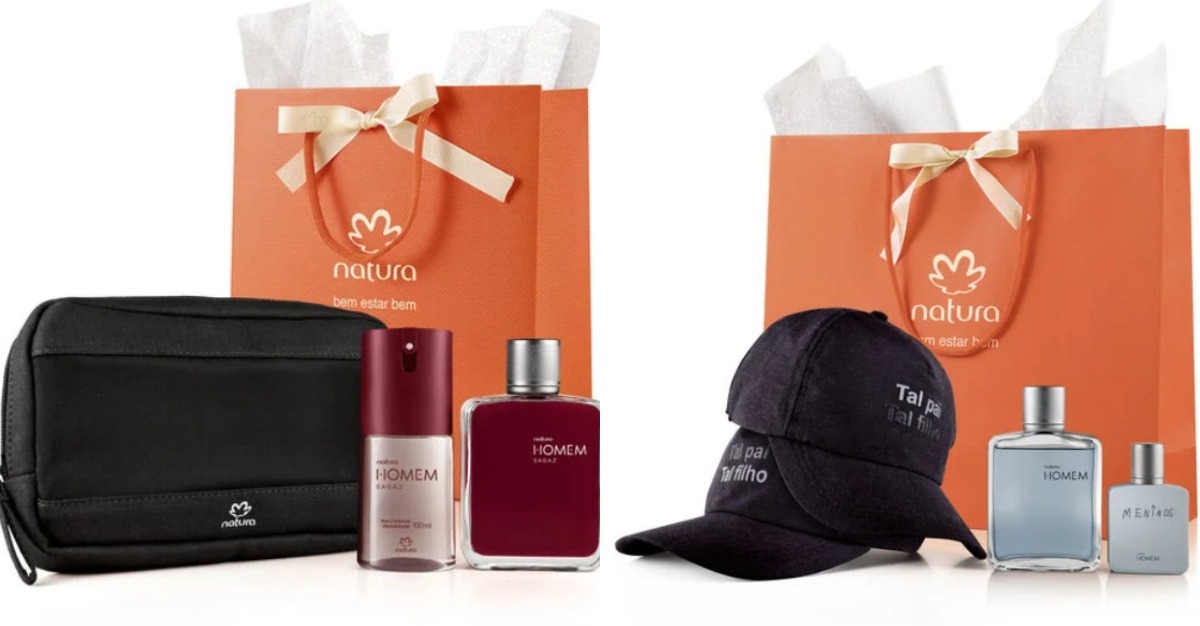 Presente para o Dia dos Pais: Natura reúne opções de kits e fragrâncias para surpreender