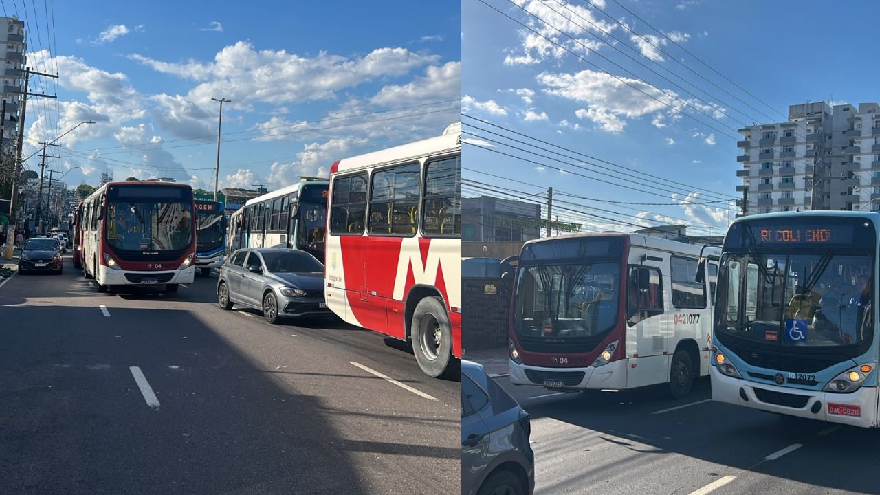 Justiça determina circulação de 80% dos ônibus e fixa multa de R$ 120 mil por hora em Manaus Justiça determina circulação de 80% dos ônibus e fixa multa de R$ 120 mil por hora em Manaus
