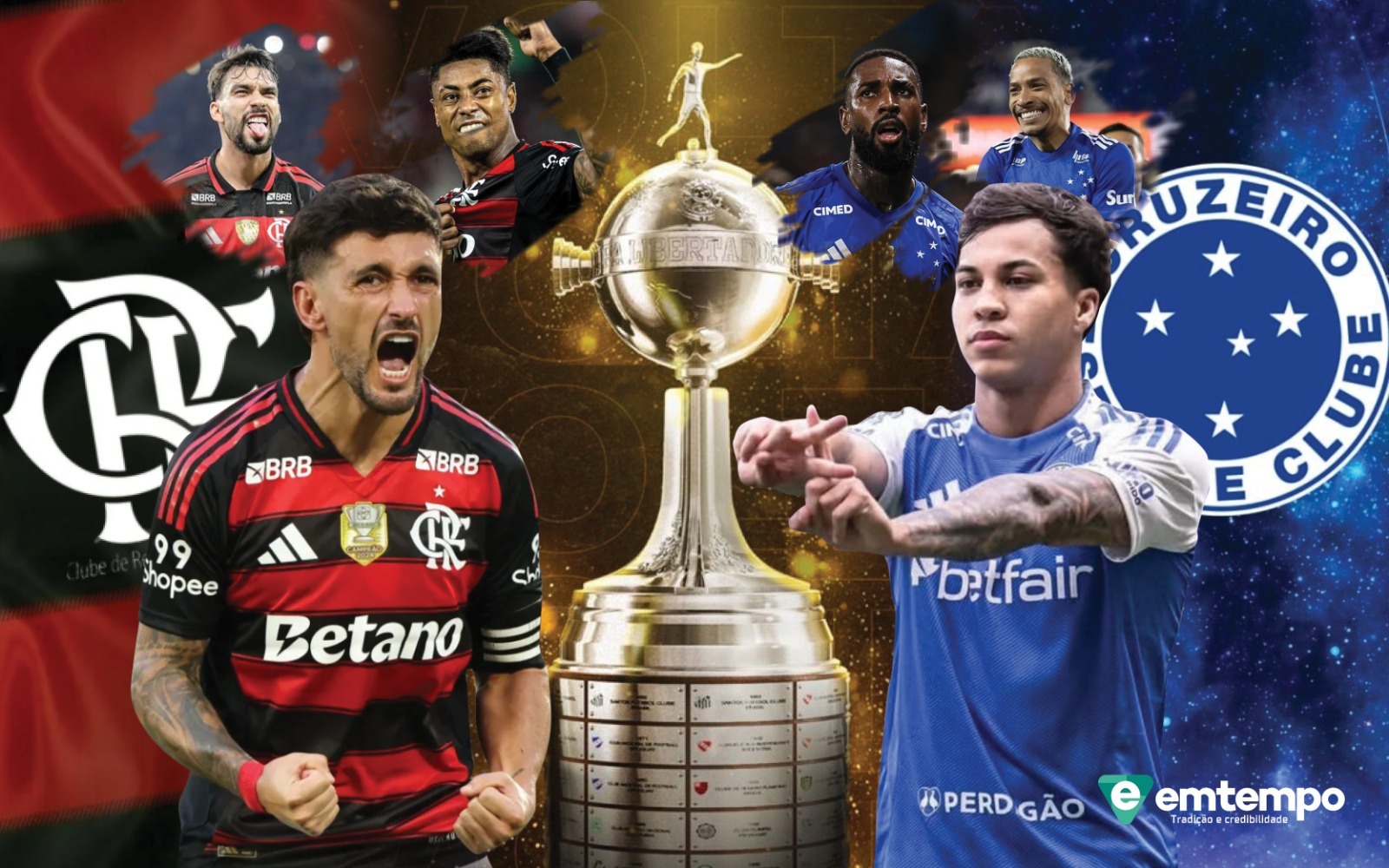 Flamengo x Cruzeiro: onde assistir ao vivo, horário, palpite e prováveis escalações do jogo da Libertadores