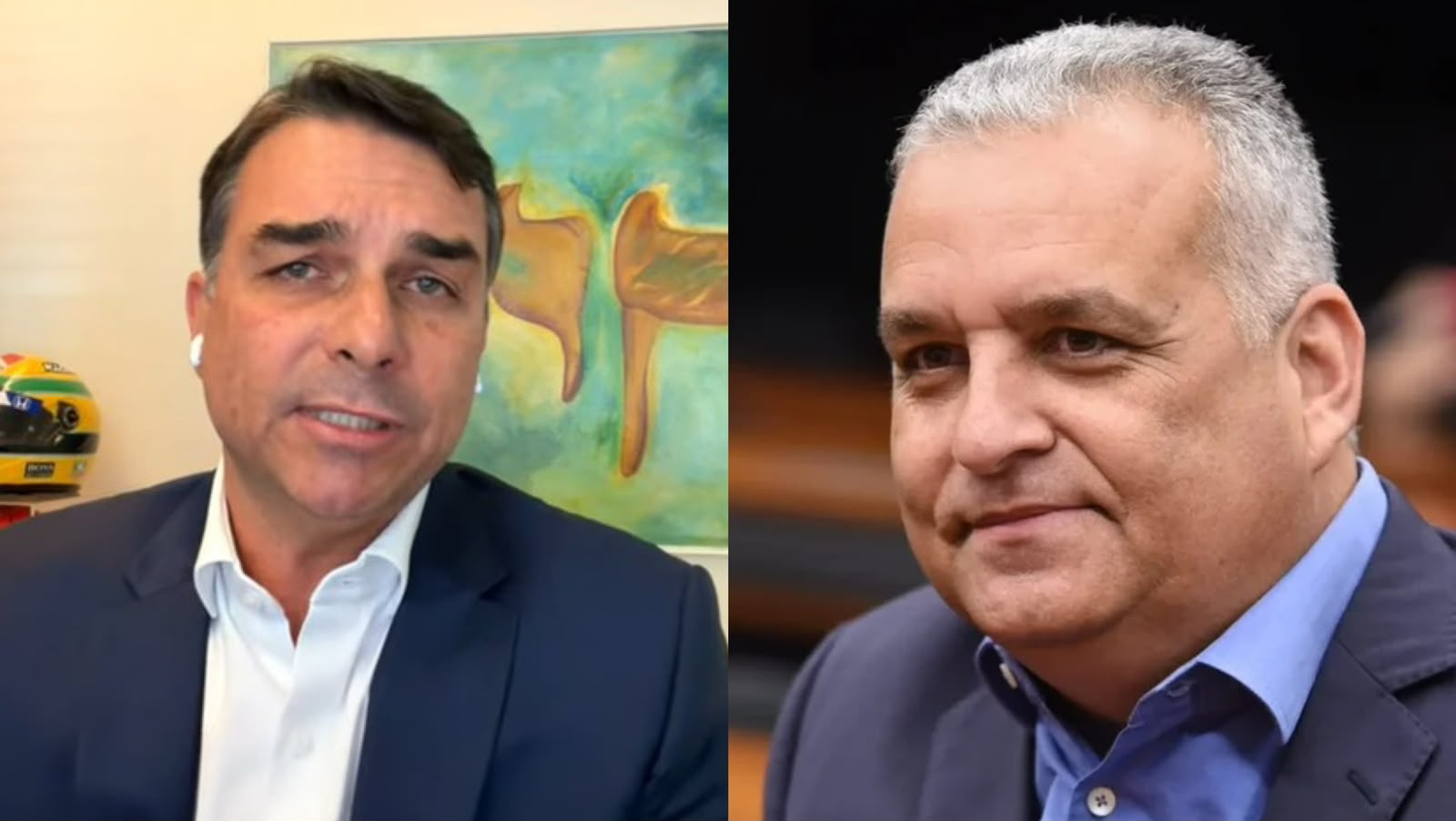 Flávio Bolsonaro anuncia deputado Alfredo Gaspar como vice