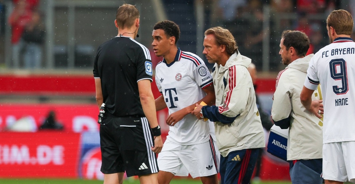 Novo susto no Bayern: Musiala desmaia novamente durante jogo e deixa campo