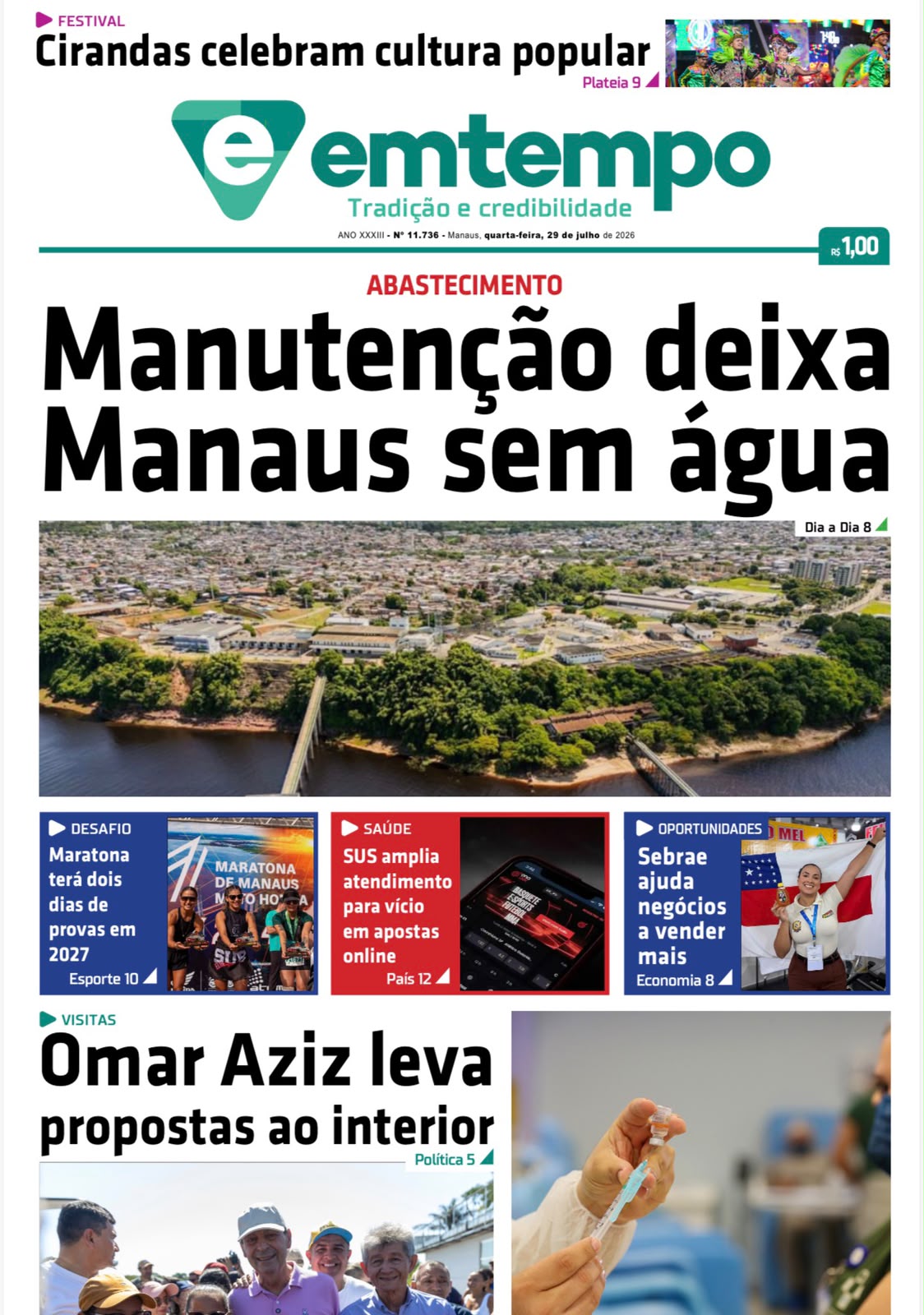 Jornal Em Tempo – quarta-feira, 5 de agosto de 2026