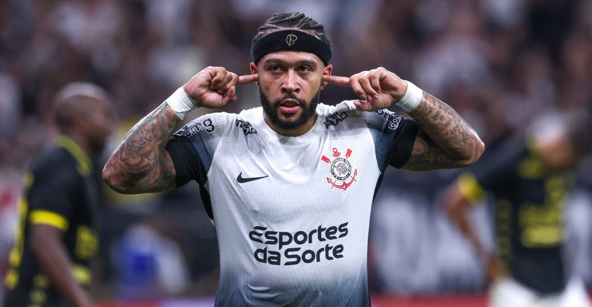 Memphis fica! Corinthians surpreende e confirma renovação do camisa 10 até 2028