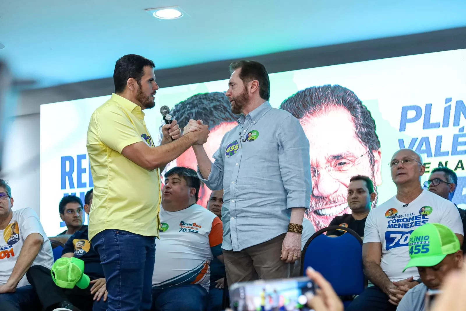 Renato Junior declara segundo voto a Plínio Valério na disputa pelo Senado