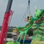 VÍDEO: Trabalhador morre após cair de guindaste durante montagem de alegoria em Manacapuru