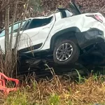 VÍDEO: acidente entre dois carros deixa quatro feridos na BR-174