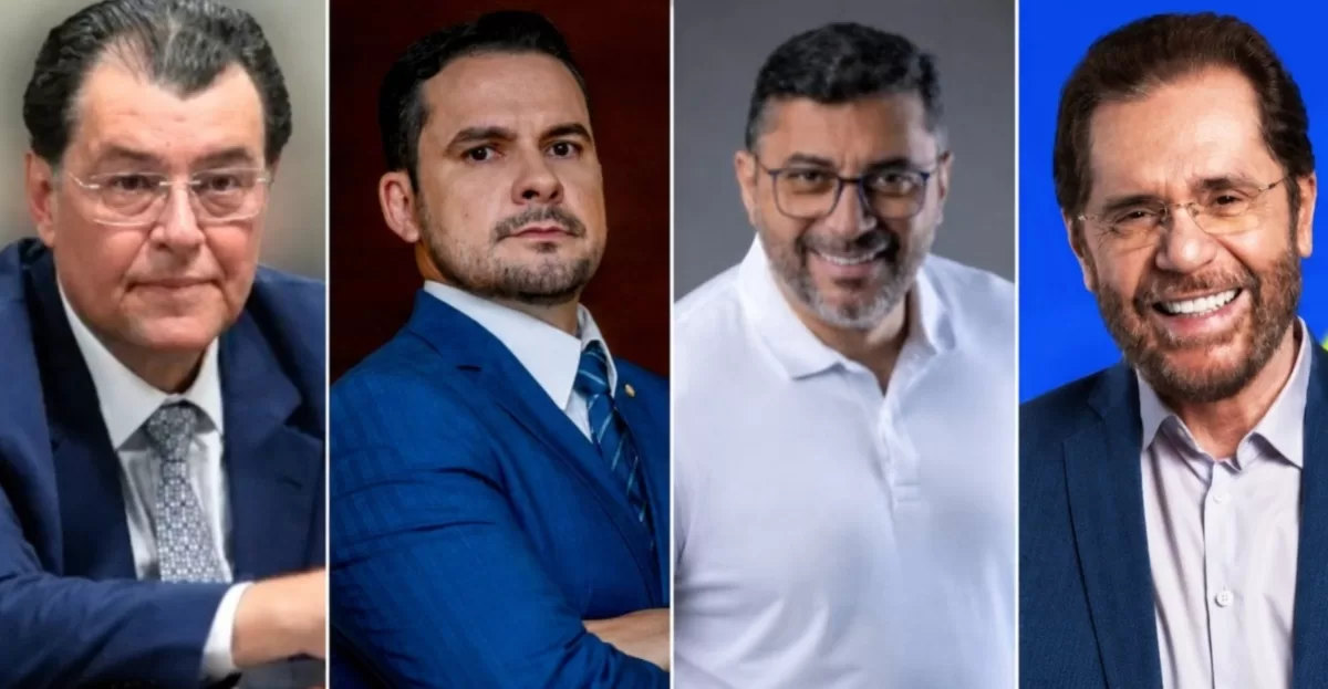 Braga tem 25%, Alberto Neto 16%, Plínio 13% e Wilson Lima 12%