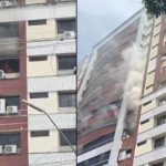 VÍDEOS: Incêndio atinge apartamento no Edifício Botticelli, em Manaus