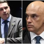 Flávio Bolsonaro defende que Moraes renuncie cargo no STF