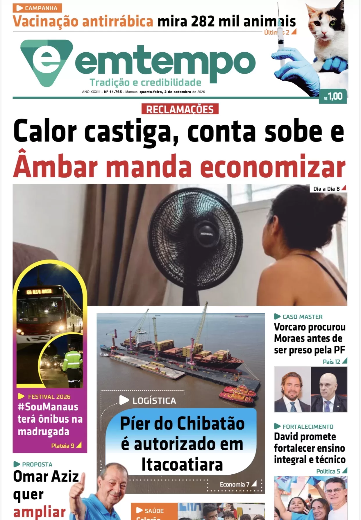 Jornal Em Tempo – quarta -feira, 2 de setembro de 2026