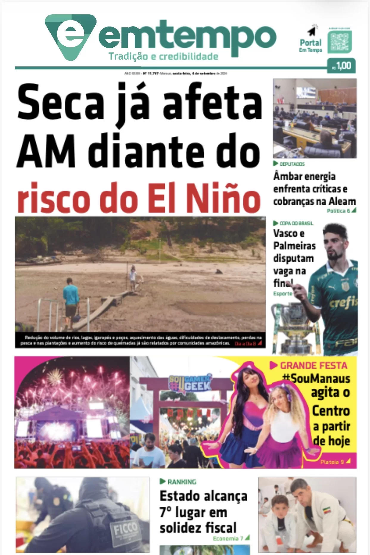 Jornal Em Tempo – sexta-feira, 5 de setembro de 2026