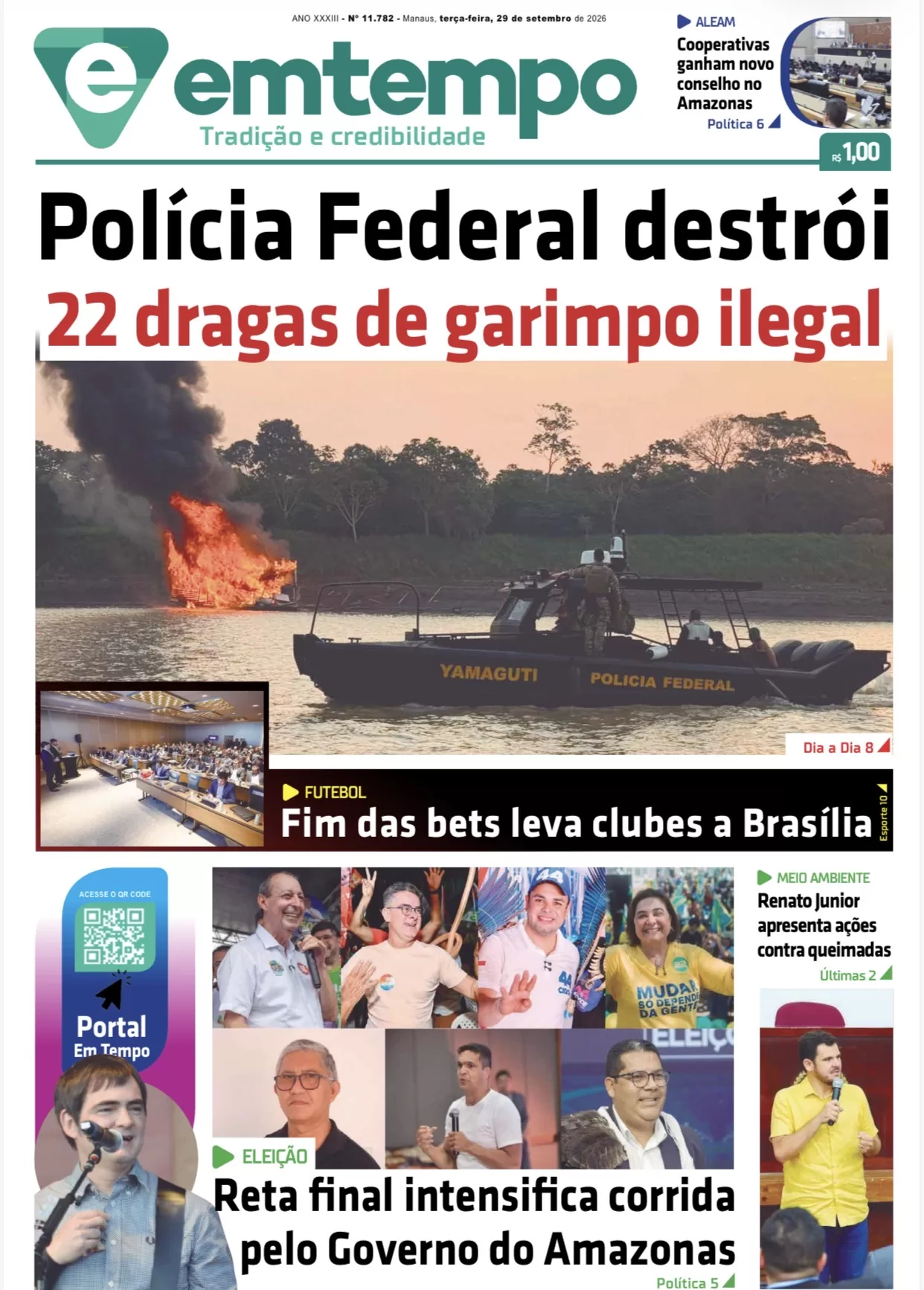 Jornal Em Tempo – terça -feira, 29 de setembro de 2026