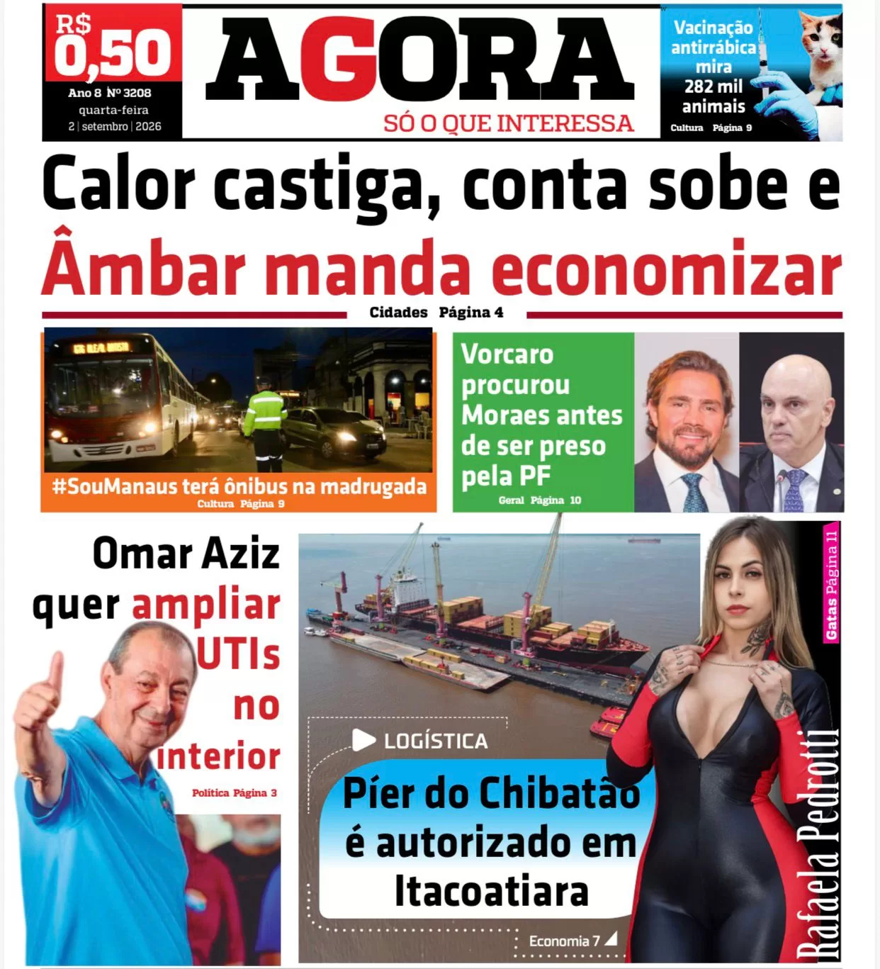 Jornal AGORA – quarta-feira, 2 de Agosto de 2026