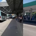 Ônibus param em Manaus por falta de pagamento a rodoviários e afetam passageiros