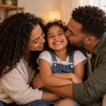 O que uma criança aprende sobre o amor dentro de casa?