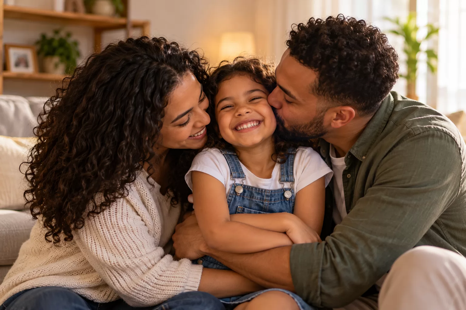 O que uma criança aprende sobre o amor dentro de casa?