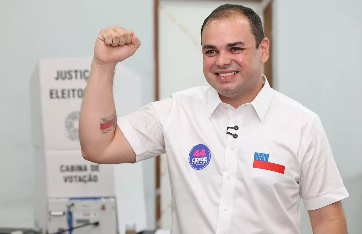 Candidato à reeleição, Roberto Cidade diz estar confiante no segundo turno durante votação