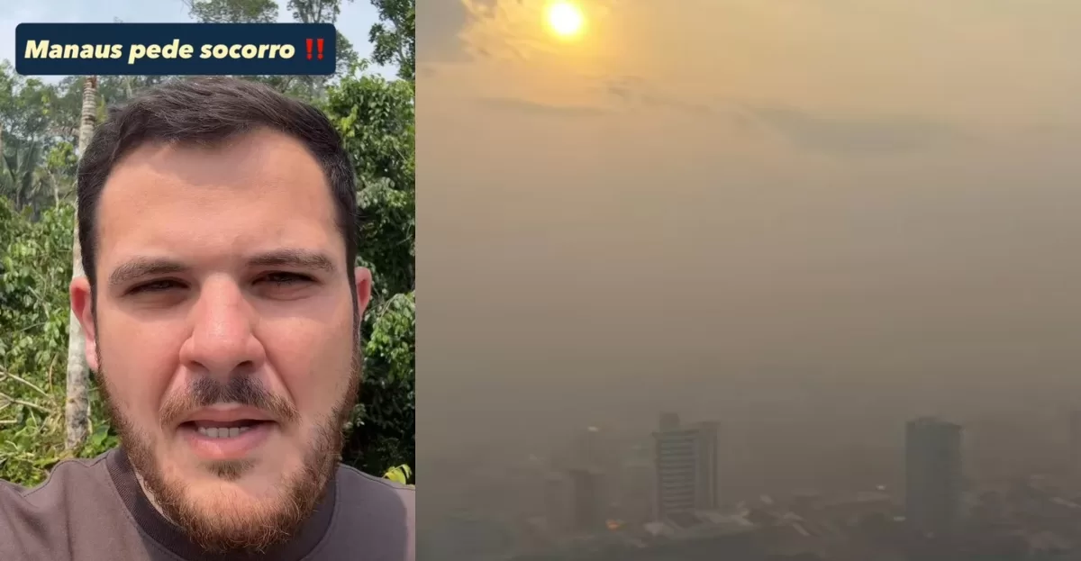 ‘Manaus pede socorro’: prefeito faz apelo internacional contra fumaça de queimadas